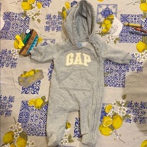 Baby Gap cotton footed pram with hood